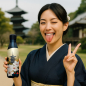 Preview: Isolierflasche Golden Blossom 500 ml aus Edelstahl von IZY