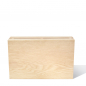 Preview: Messerblock Timber Twin Eschenholz von SIDE BY SIDE (leer)