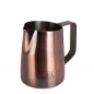 Preview: Milchkännchen Heritage Line 0,45 l aus Edelstahl / Kupferopotik mit Logo von ECM
