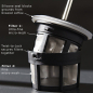 Preview: P0 Ultralight Travel Coffee Press, weiß, 475 ml, Edelstahl von ESPRO