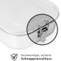Preview: Brotdose 1400 ml mit Trennsteg aus Edelstahl von ECOGECKO