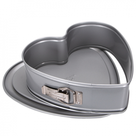Springform Herz mit Flachboden 26 cm Durchmesser von STÄDTER „We love baking“