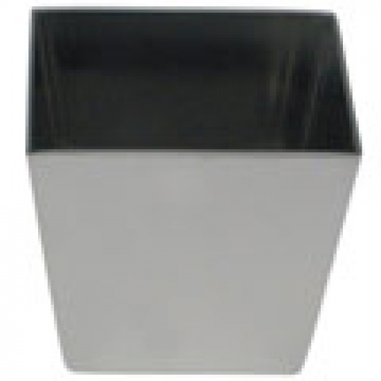 Dessertform Quadrat aus Edelstahl von STÄDTER, 75 ml