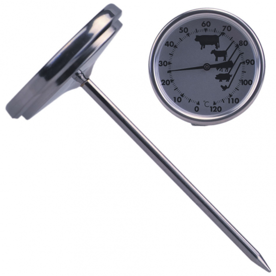 Grill- und Braten-Thermometer, Edelstahl, von STÄDTER