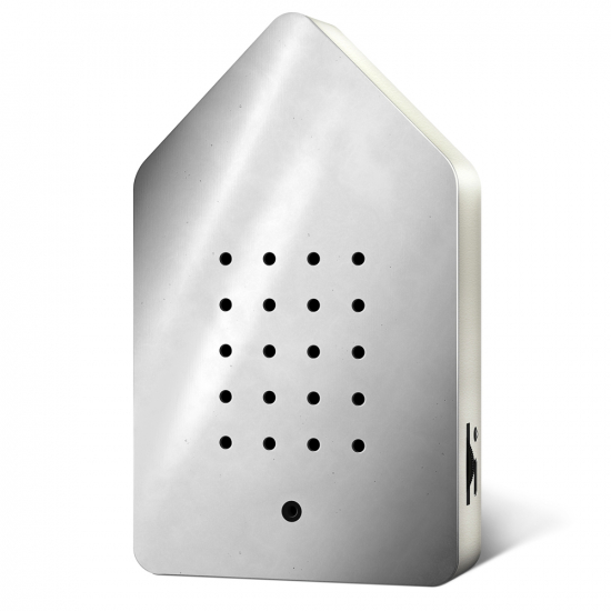 Birdybox Vogelstimmen Stainless Steel (Edelstahl) USB / aufladbar von RELAXOUND