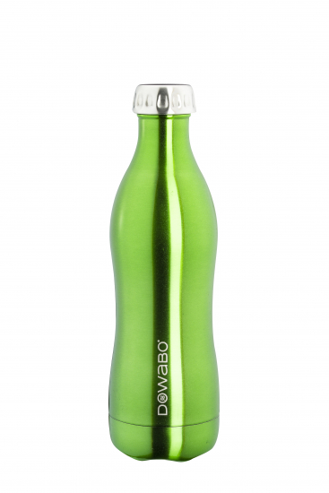Isolierflasche Dowabo 500 ml grün Edelstahl 100% dicht von DOWABO