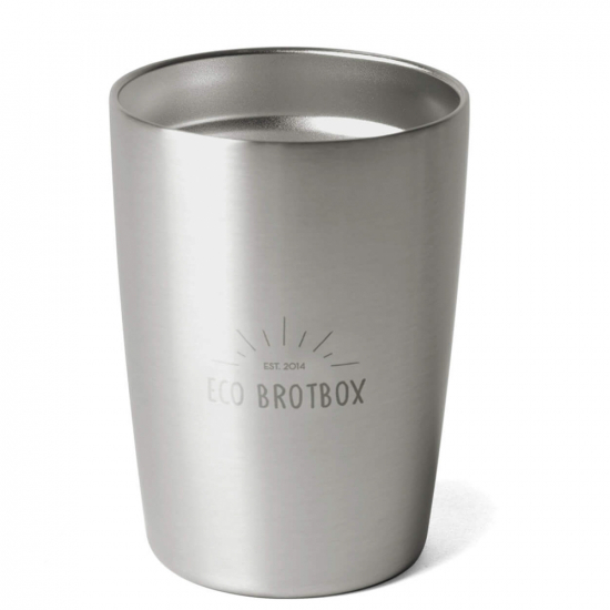 Isolierbecher Eco Cup 350 ml Edelstahl von ECO BROTBOX