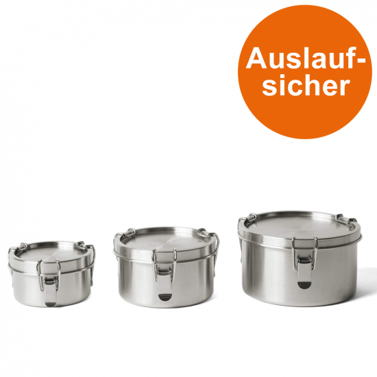 Bao Bowls+ 3er-Set Behälter Edelstahl B-Ware von ECO BROTBOX