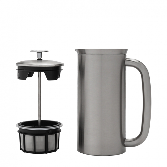 P7 French Press Kaffeebereiter, silber, 530 ml, Edelstahl, von ESPRO