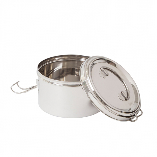 Lunchbox Tiffin Bowl+ auslaufsicher 1400 ml einlagig aus Edelstahl von ECO BROTBOX