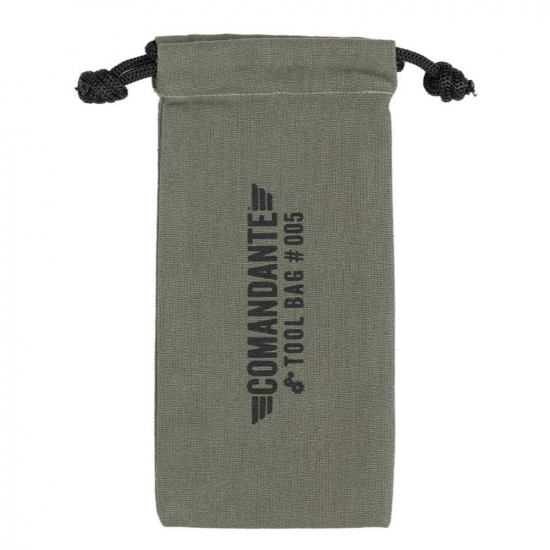 Tasche Tool Bag #5 22,5 x 10,5 cm aus Baumwoll-Canvas von COMANDANTE