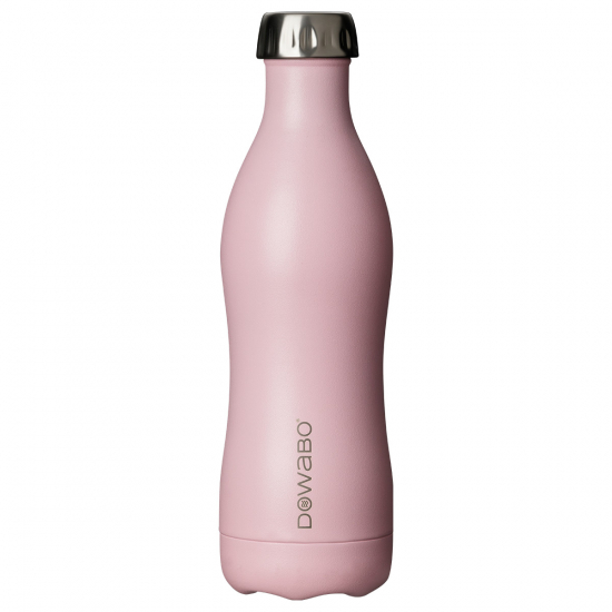 Isolierflasche Dowabo 500 ml Flamingo Edelstahl 100% dicht von DOWABO