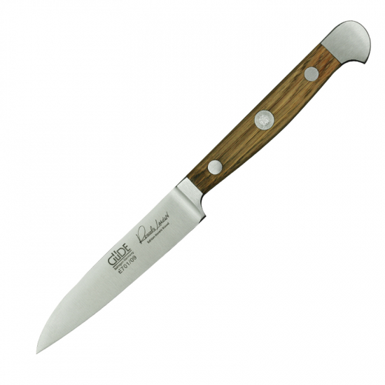 Gemüsemesser E701/09 von GÜDE, Serie Alpha Fasseiche, 9 cm lange Klinge