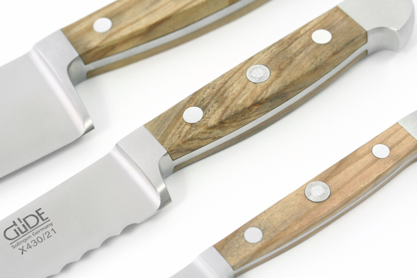 Gemüsemesser X701/09 von GÜDE, Serie Alpha Olive, 9 cm Klinge