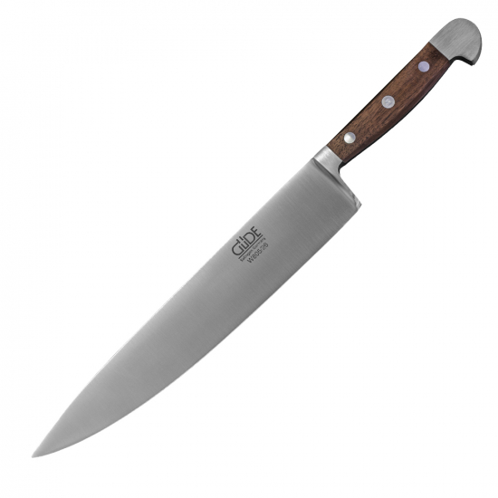 Kochmesser groß W805/26 von GÜDE, Serie Alpha Walnuss, 26 cm Klinge