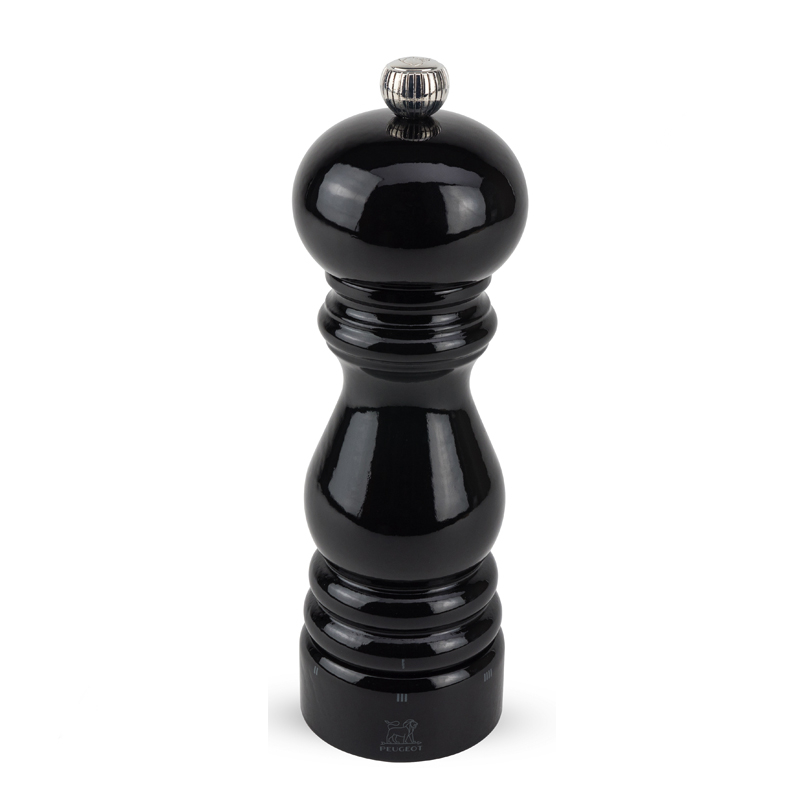 Salzmühle Paris 18 cm hoch, Buchenholz schwarz, U'Select, von PEUGEOT