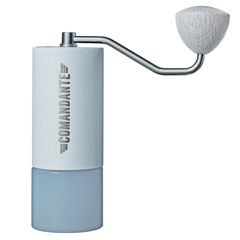 Kaffeemühle C40 MK4 Nitro Blade Snow White Edelstahl von COMANDANTE