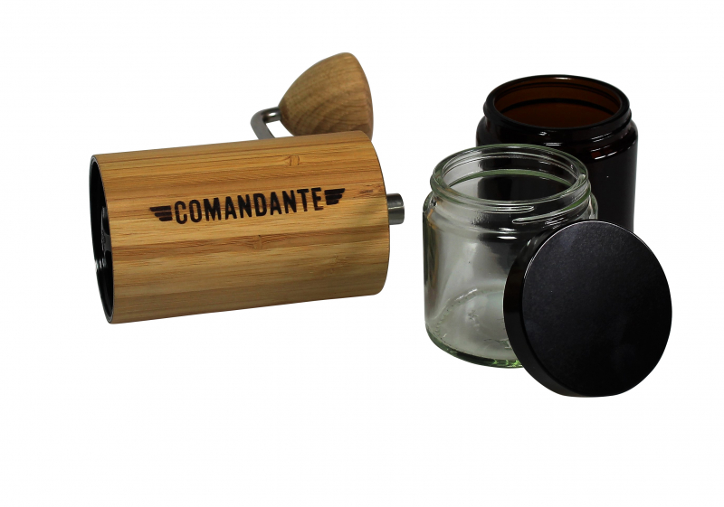 Kaffeemühle C40 MK4 Nitro Blade Snow White Edelstahl von COMANDANTE