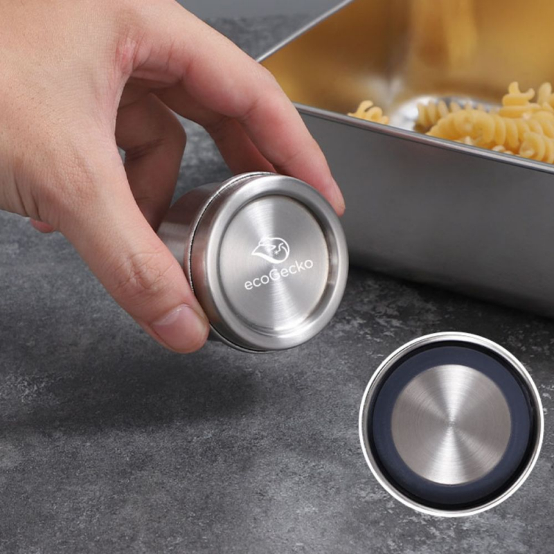 Dipdöschen rund 50 ml Edelstahl von ECOGECKO