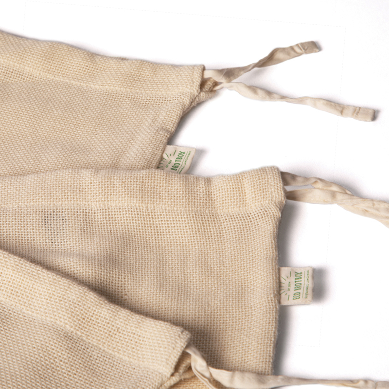 Eco Fresh Bag / Netzbeutel 3 Stück aus Biobaumwolle von ECO BROTBOX