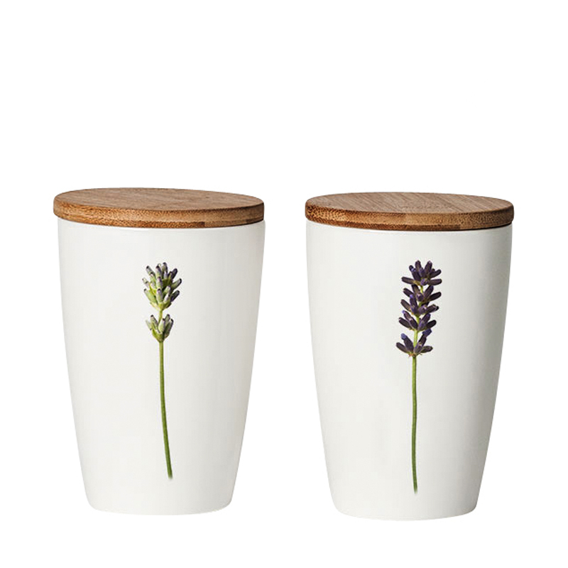 Becher Lavendel, 360 ml, Porzellan von SIMPLY FLOWERS