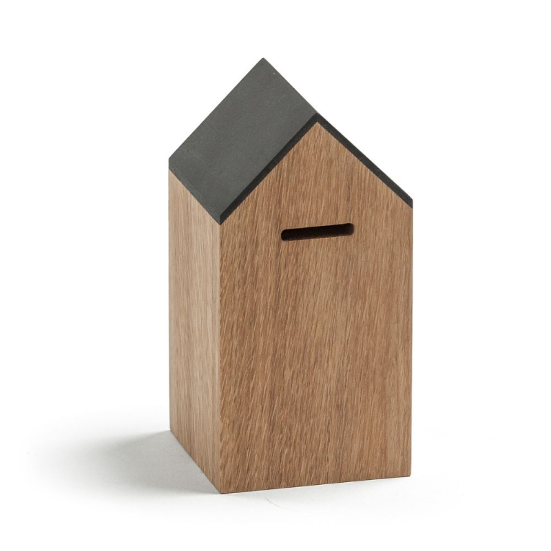 Sparhaus groß aus geölter Eiche / MDF von SIDE BY SIDE